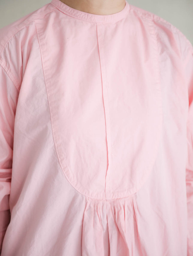 OUTIL ウティ｜chemisier corsier（pink）ドレスシャツ