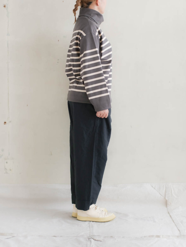 outil  バスクウールシャツ outil ウティ : tricot habas バスクシャツ (bright marigold