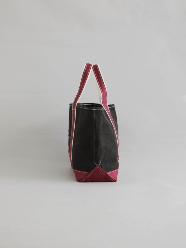 OUTIL ウティ｜sac colmar（black × beaujolais）トートバッグ