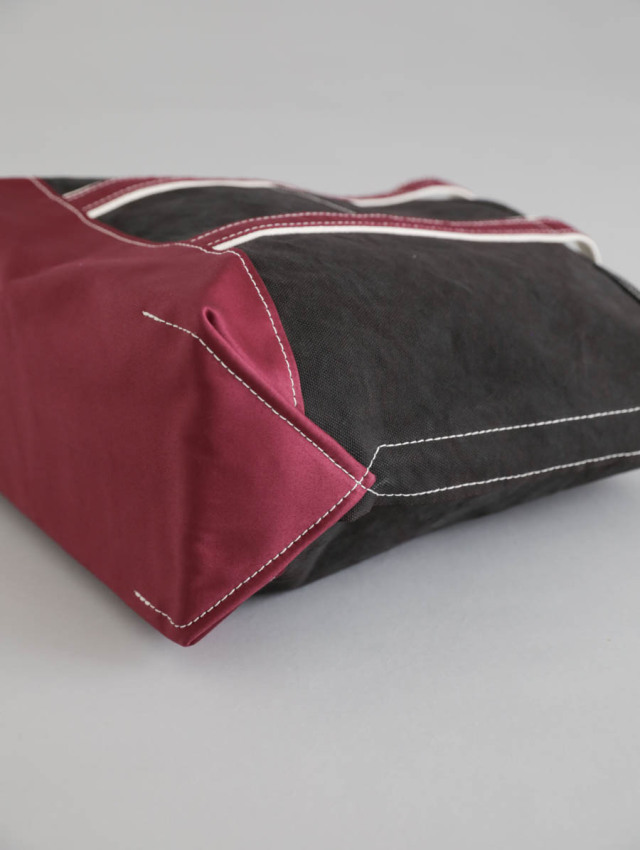 Outil Sac Colmar ネイビー レッド トートバッグ M Outil Sac Colmar ネイビー レッド トートバッグ M