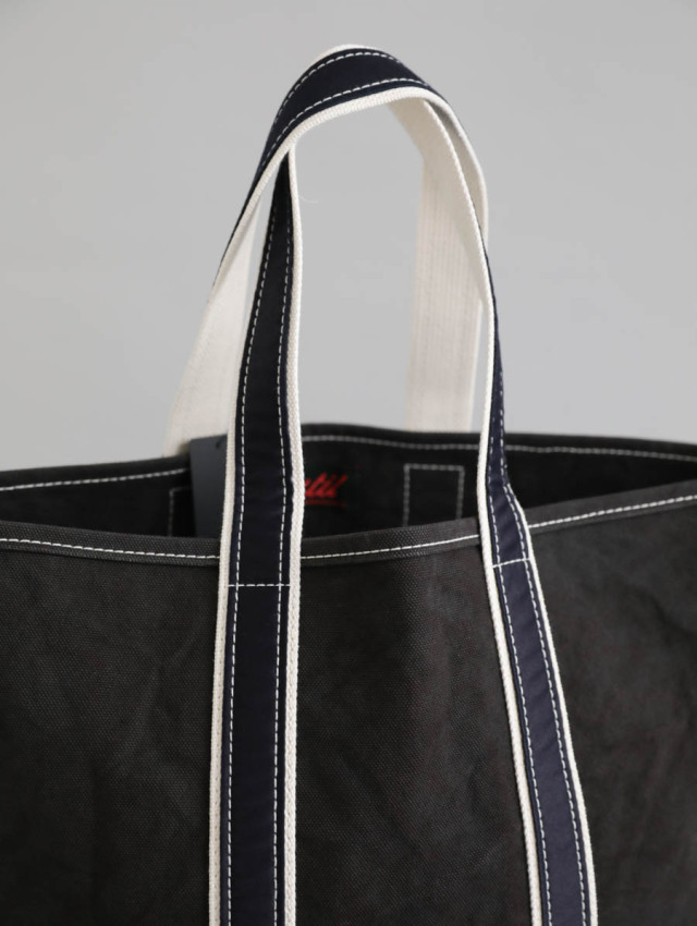 ウティ OUTIL トート SAC COLMAR M インディゴ✖️ブラック OUTIL ウティ｜sac colmar（black × black indigo）トートバッグ