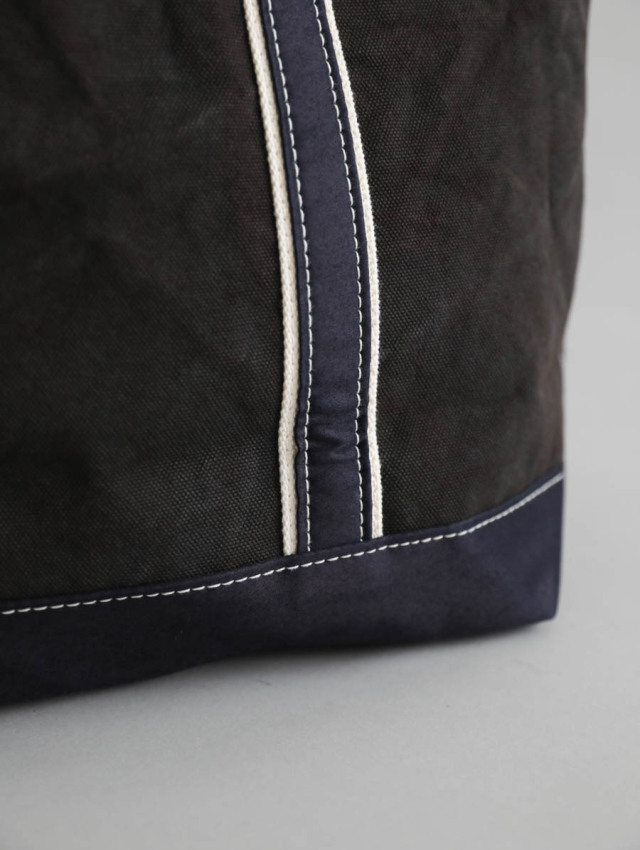OUTIL ウティ｜sac colmar（black × black indigo）トートバッグ