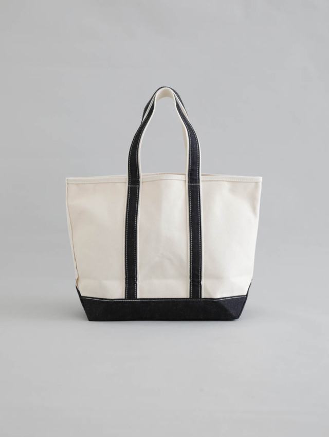 OUTIL ウティ｜sac colmar（ecru × indigo）トートバッグ