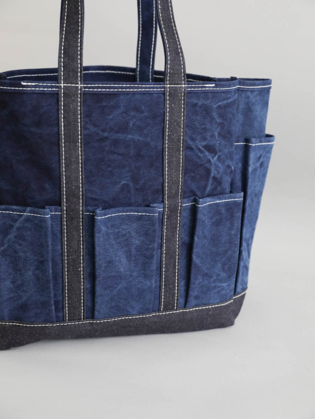 OUTIL ウティ｜sac robion トートバッグ indigo × indigo