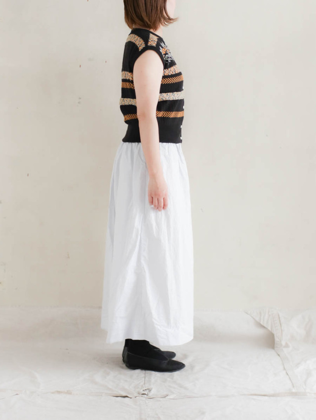 OUTIL ウティ｜jupe lezay（gray）スカート