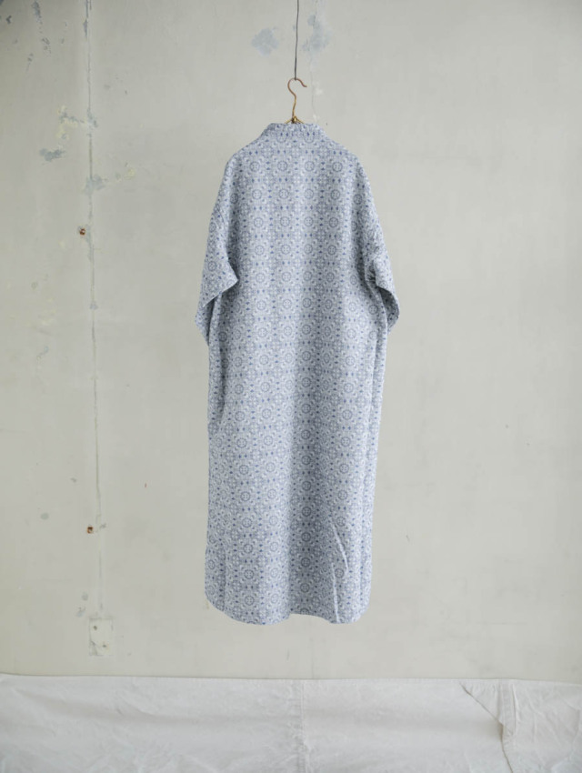 OUTIL ウティ｜robe riquier ワンピース white × indigo