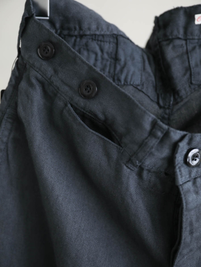 OUTIL ウティ｜pantalon bogy ワークトラウザー black