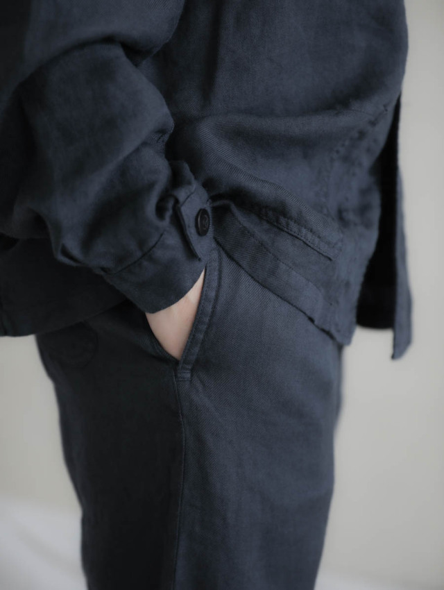 OUTIL ウティ｜pantalon bogy ワークトラウザー black
