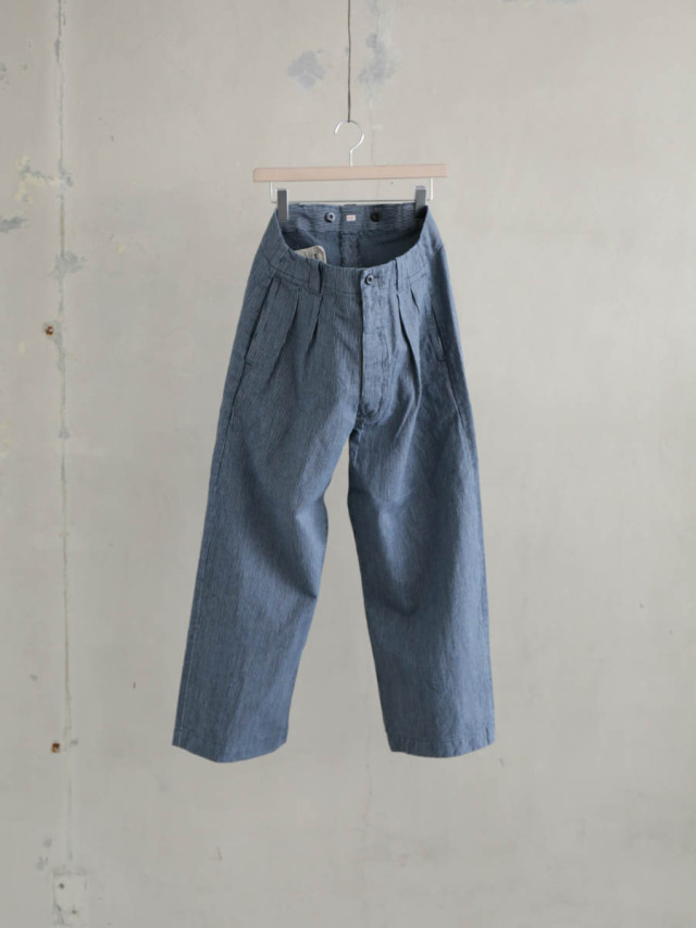 OUTIL Pantalon Savas[Indigo Stripe] 工場 直営 店