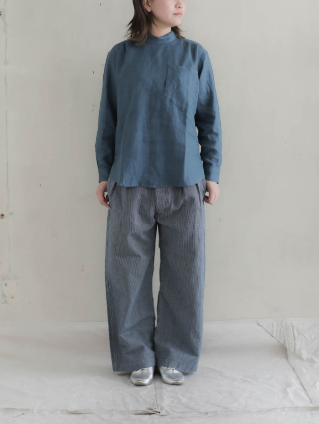 OUTIL Pantalon Savas[Indigo Stripe]