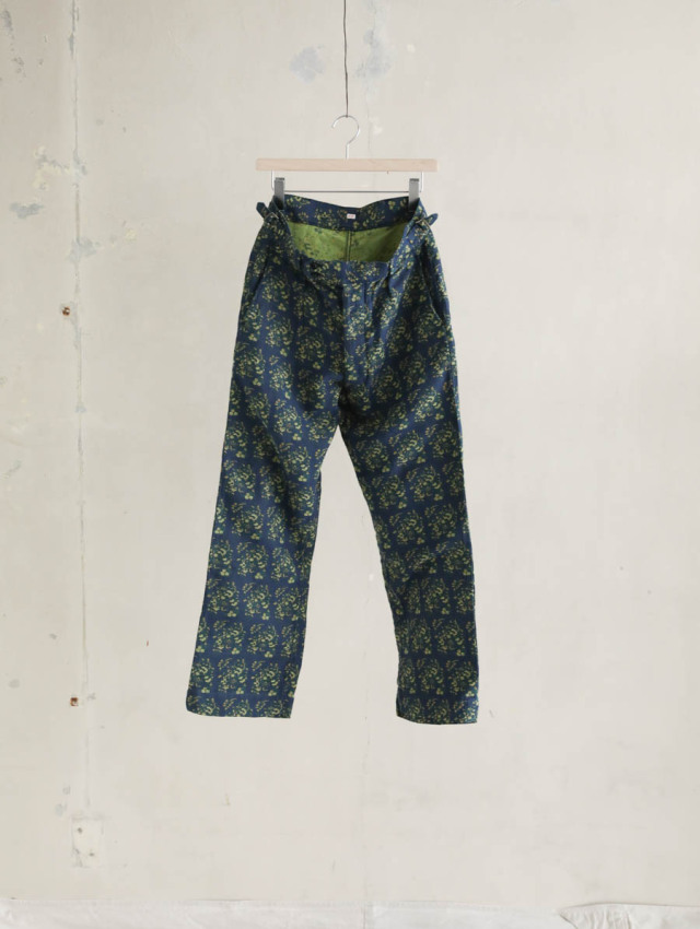 OUTIL ウティ｜pantalon limmen（flower）ジャガードトラウザー