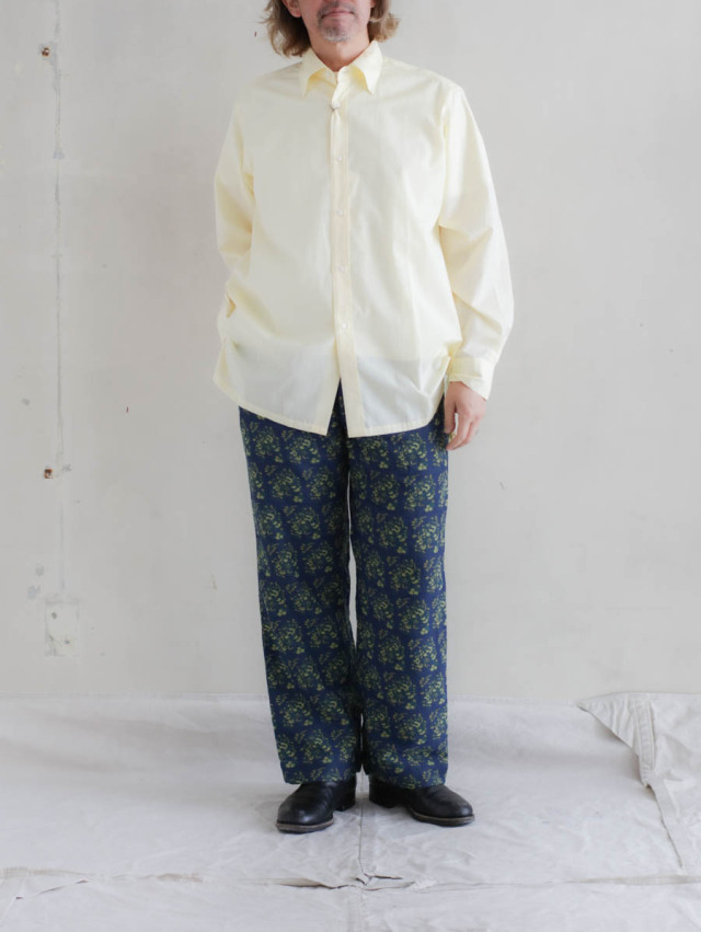 OUTIL パンツ　サイズ1 新品　PANTALON LIMMEN グレージュ OUTIL ウティ｜pantalon limmen（flower）ジャガードトラウザー