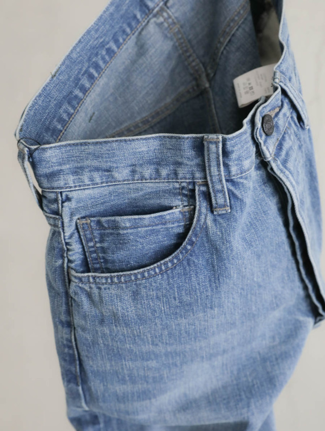 OUTIL ウティ｜pantalon boudes（fade blue embroidery）デニムトラウザー