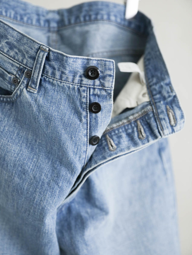 OUTIL ウティ｜pantalon jassy デニムトラウザー faded blue