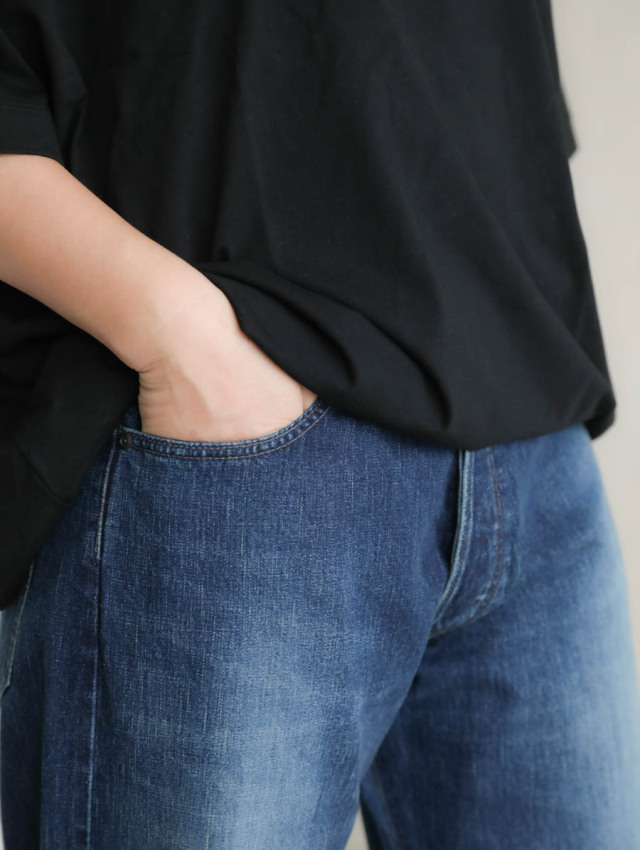 OUTIL ウティ　pantalon nitry ツータックパンツ　サイズ2 OUTIL ウティ｜pantalon jassy デニムトラウザー used