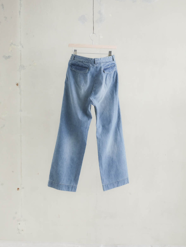 OUTIL ウティ｜pantalon melle（faded blue）デニムトラウザー