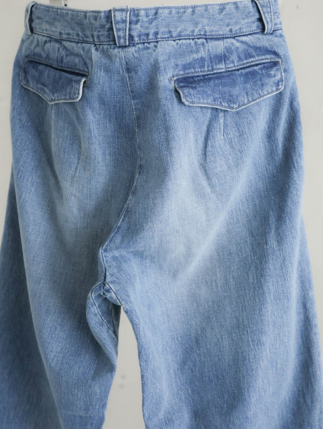 OUTIL ウティ｜pantalon melle（faded blue）デニムトラウザー