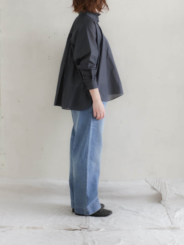 OUTIL ウティ｜pantalon melle（faded blue）デニムトラウザー