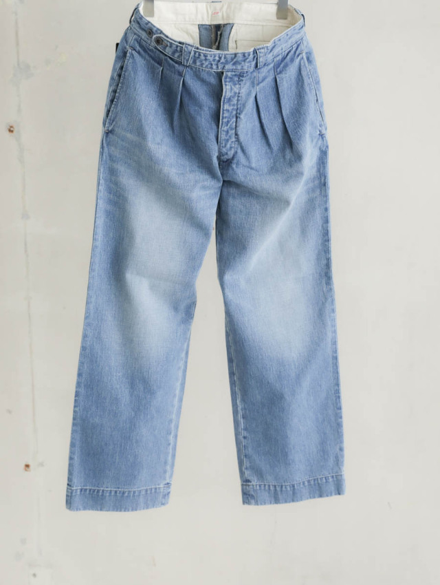OUTIL ウティ｜pantalon melle（faded blue）デニムトラウザー