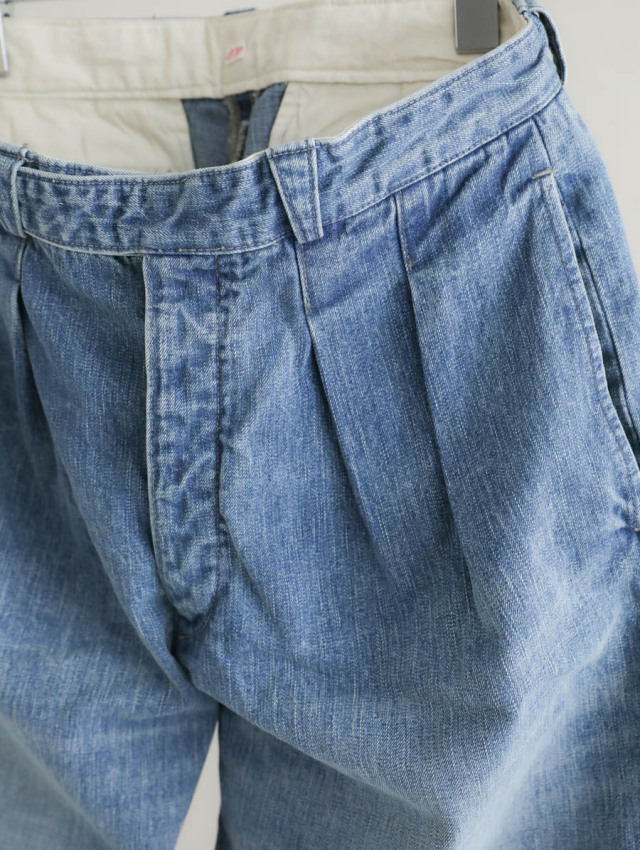 OUTIL ウティ｜pantalon melle（faded blue）デニムトラウザー
