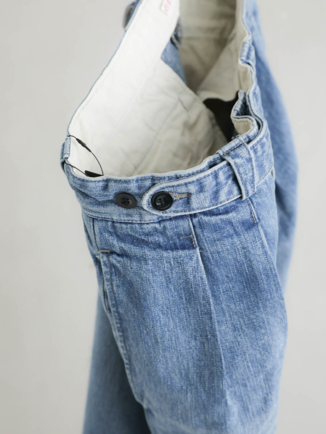 OUTIL ウティ｜pantalon melle（faded blue）デニムトラウザー