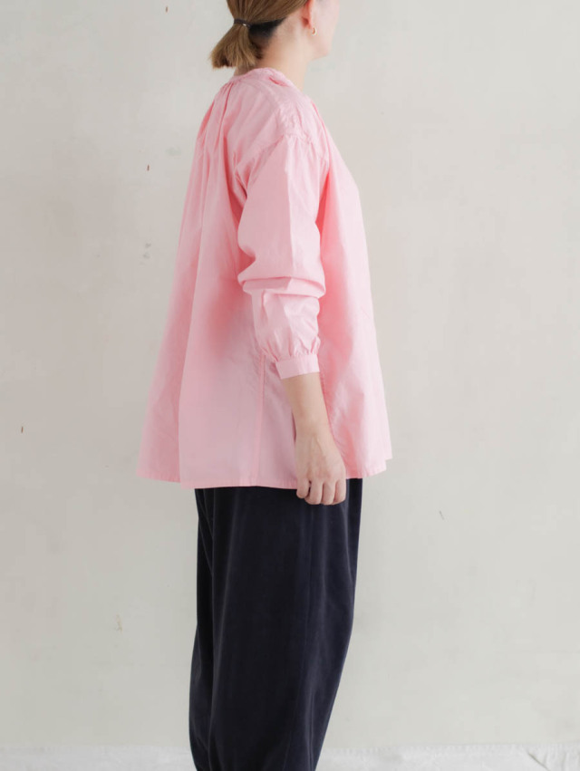 OUTIL ウティ｜chemisier orieux（pink）スキッパーブラウス