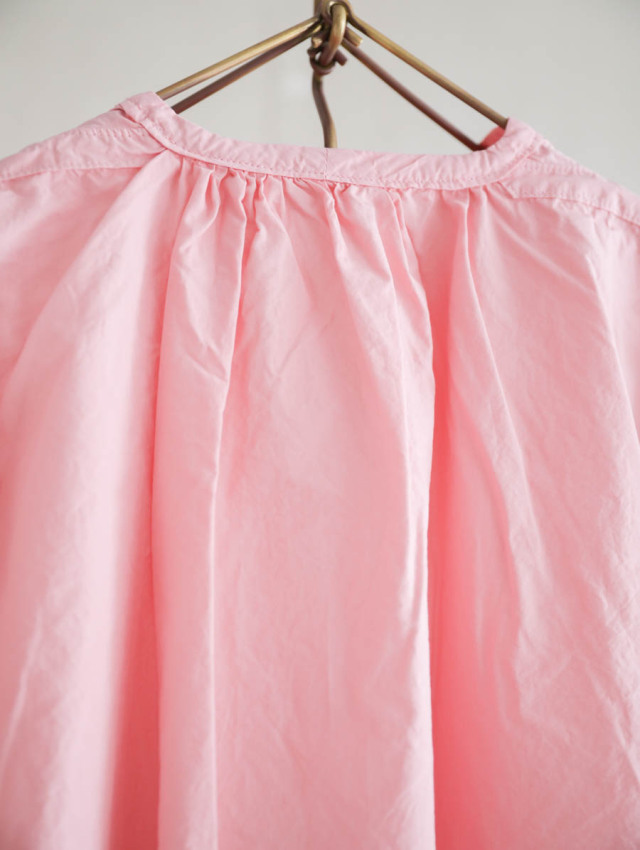 OUTIL ウティ｜chemisier orieux（pink）スキッパーブラウス