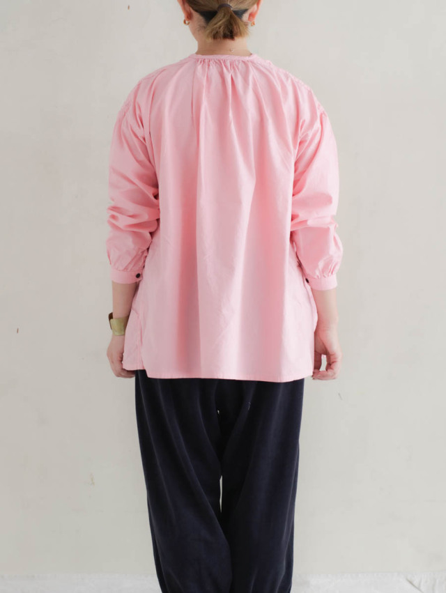 OUTIL ウティ｜chemisier orieux（pink）スキッパーブラウス