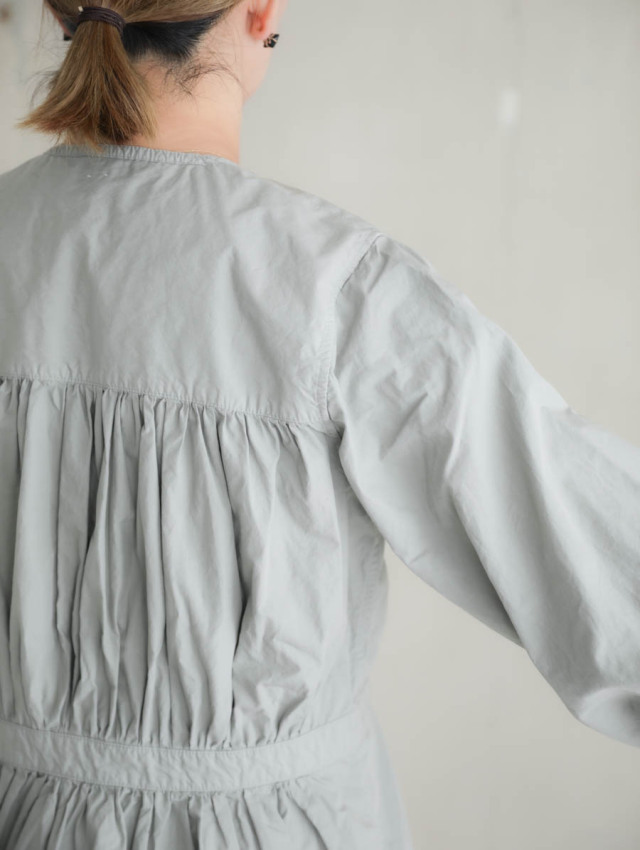 OUTIL ウティ｜chemisier lezoux（pink）チュニックブラウス