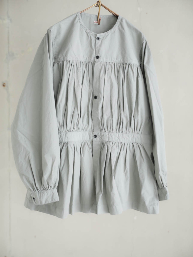 OUTIL ウティ｜chemisier lezoux（pink）チュニックブラウス