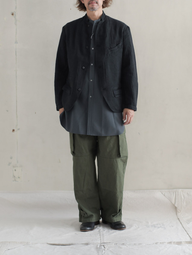 OUTIL ウティ / VESTE CAVAILON サックジャケット BLACK