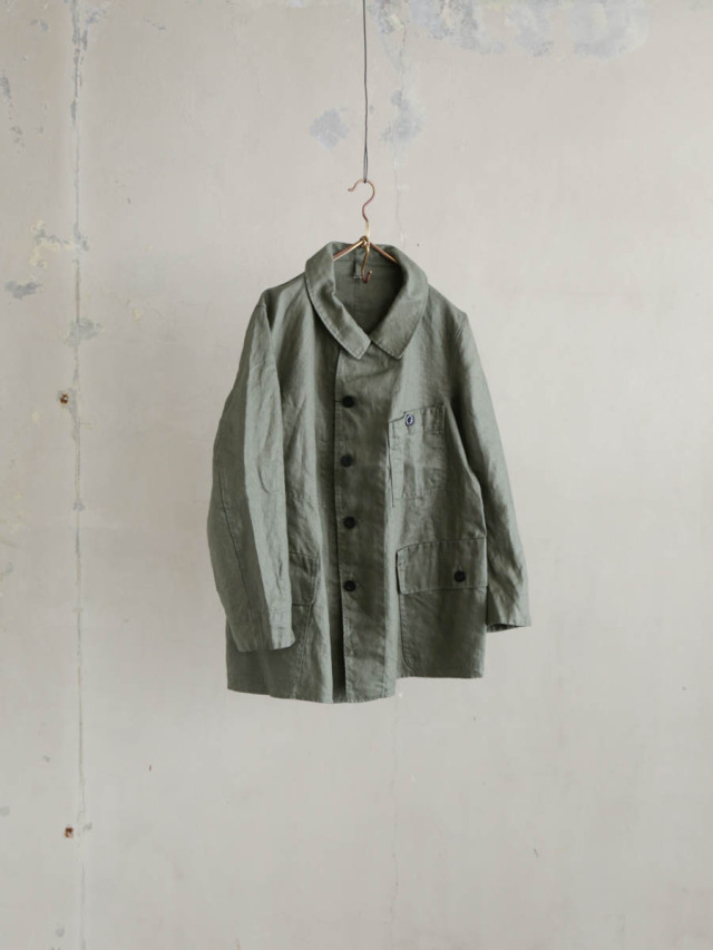 紺×赤 OUTILウティベストゥアルボアジャケット | climathon.pl