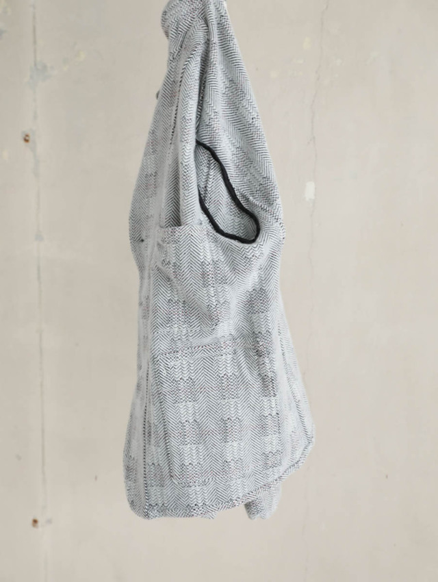 OUTIL ウティ｜veste etain ツイードジャケット white × indigo