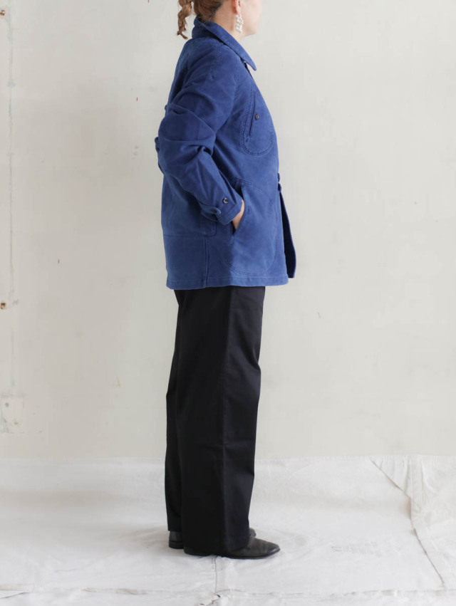 OUTIL ウティ / veste goult ハンティングジャケット indigo