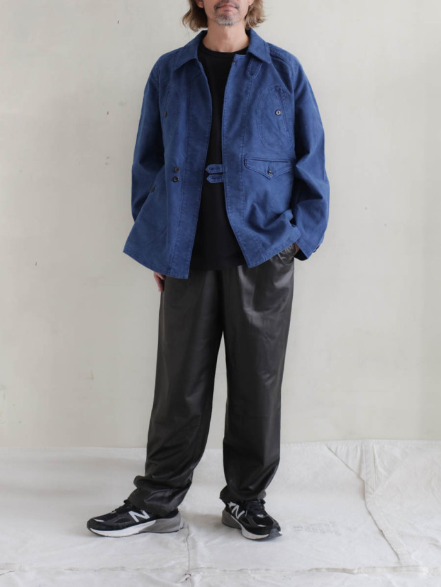 OUTIL ウティ｜veste goult ハンティングジャケット indigo
