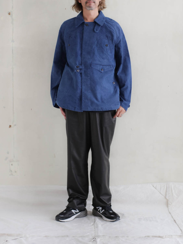 OUTIL ウティ / veste goult ハンティングジャケット indigo
