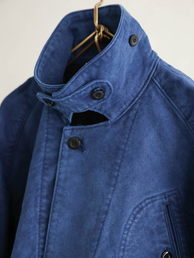 OUTIL ウティ / veste goult ハンティングジャケット indigo