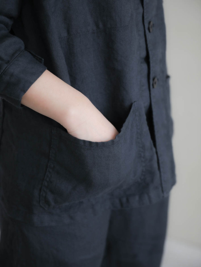 OUTIL ウティ｜veste drap ワークジャケット black