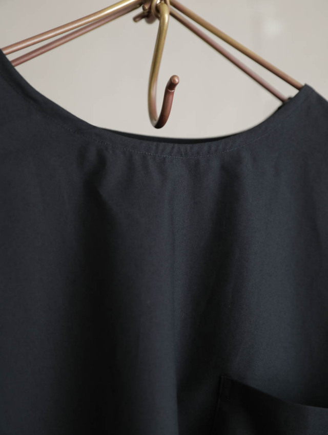 REVERBERATE リバーバレイト / PULLOVER SHIRT ブラック