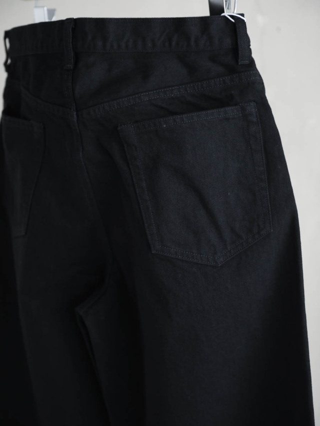 REVERBERATE WIDE TROUSERS AH.H掲載 REVERBERATE リバーバレイト / TACKED TROUSERS - STANDARD ブラック