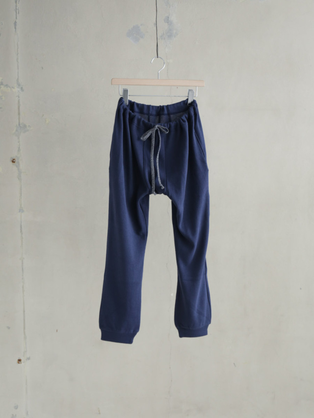 SARAXJIJI サラジジ / 引き揃え天竺スリムサンダパンツ ネイビー 