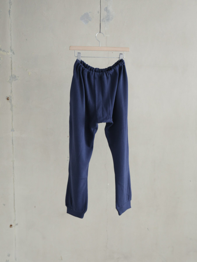 SARAXJIJI サラジジ / 引き揃え天竺スリムサンダパンツ ネイビー 