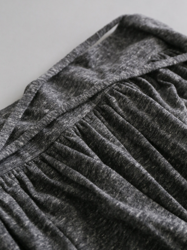 SARAXJIJI サラジジ｜ラフィーガーゼギャザーロングスカート 95cm