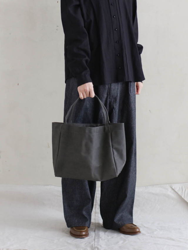 sonor ソナー｜ARAI_CORON_CHU（チャコールグレー）レザートートバッグ