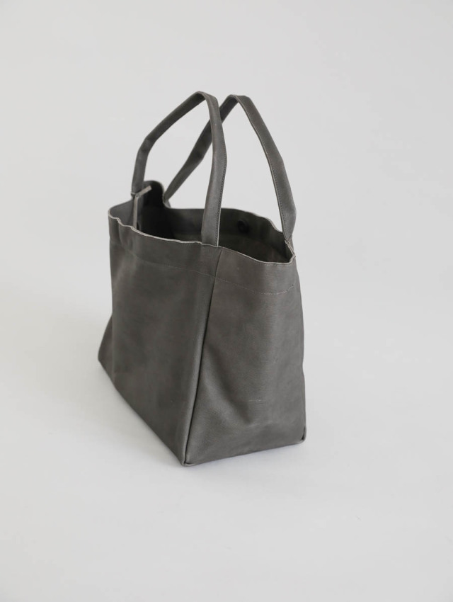 sonor ソナー｜ARAI_CORON_CHU（チャコールグレー）レザートートバッグ