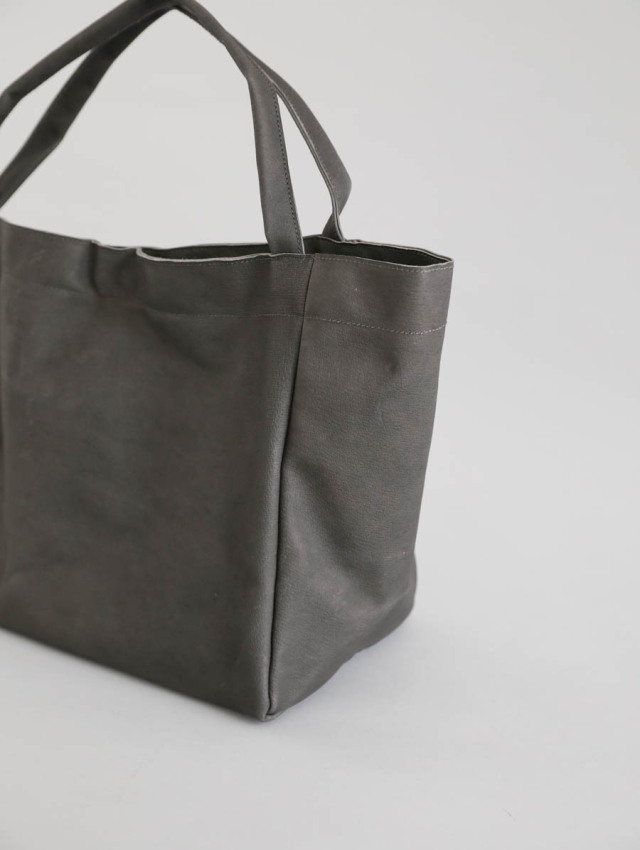 sonor ソナー｜ARAI_CORON_CHU（チャコールグレー）レザートートバッグ