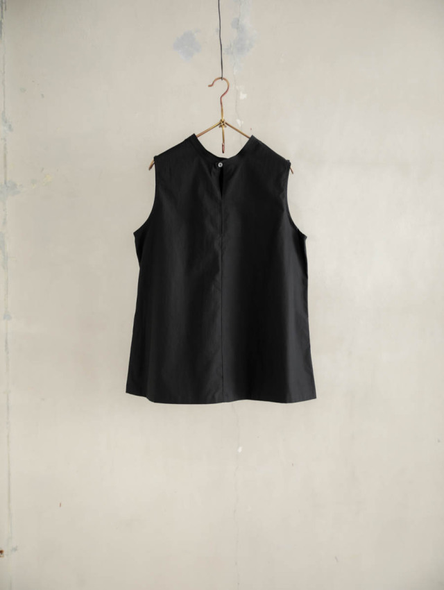 SP エシュペー｜100/2コットンブロードノースリーブシャツ