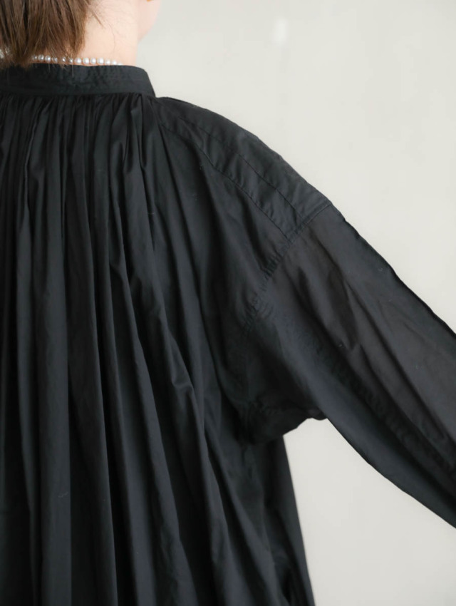 SP エシュペー｜チャーチスモックドレス（ブラック）