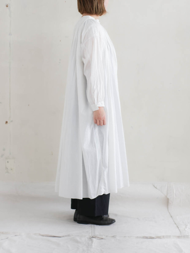 SP エシュペー｜チャーチスモックドレス（ホワイト）