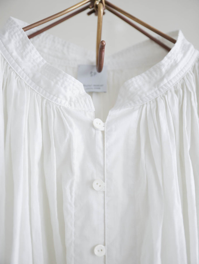 SP エシュペー｜チャーチスモックドレス（ホワイト）